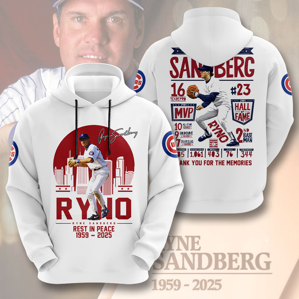Chicago Cubs x Ryne Sandberg 3D Apparel – GNE 4099