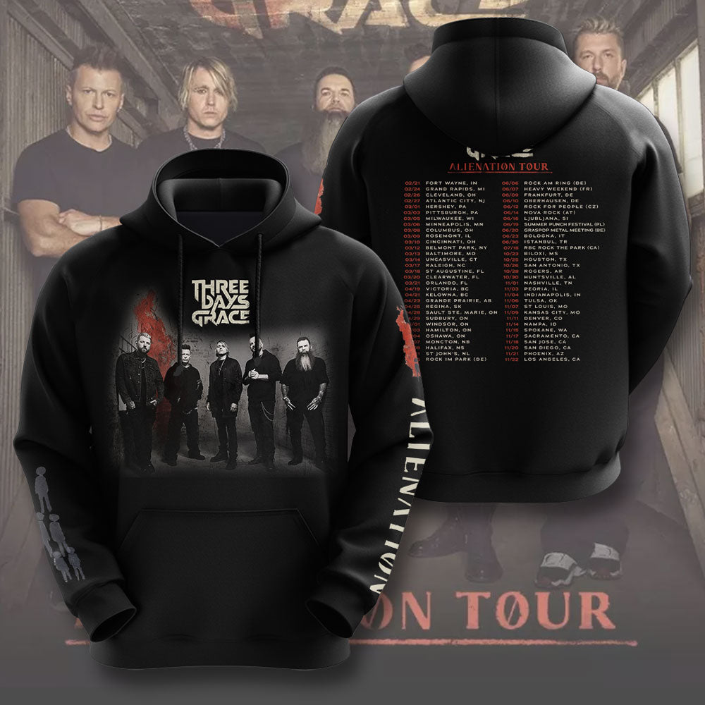 Three Days Grace 3D Apparel – GNE4667