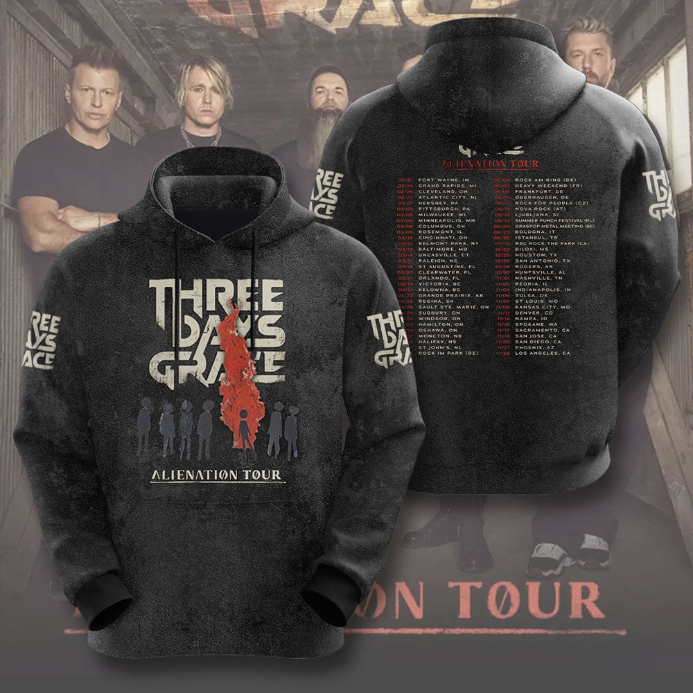 Three Days Grace 3D Apparel – GNE4668