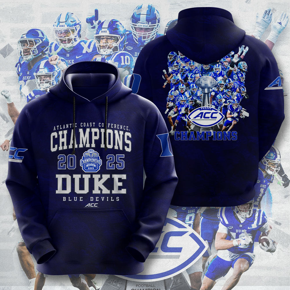 Duke Blue Devils Football 3D Apparel – GNE4748