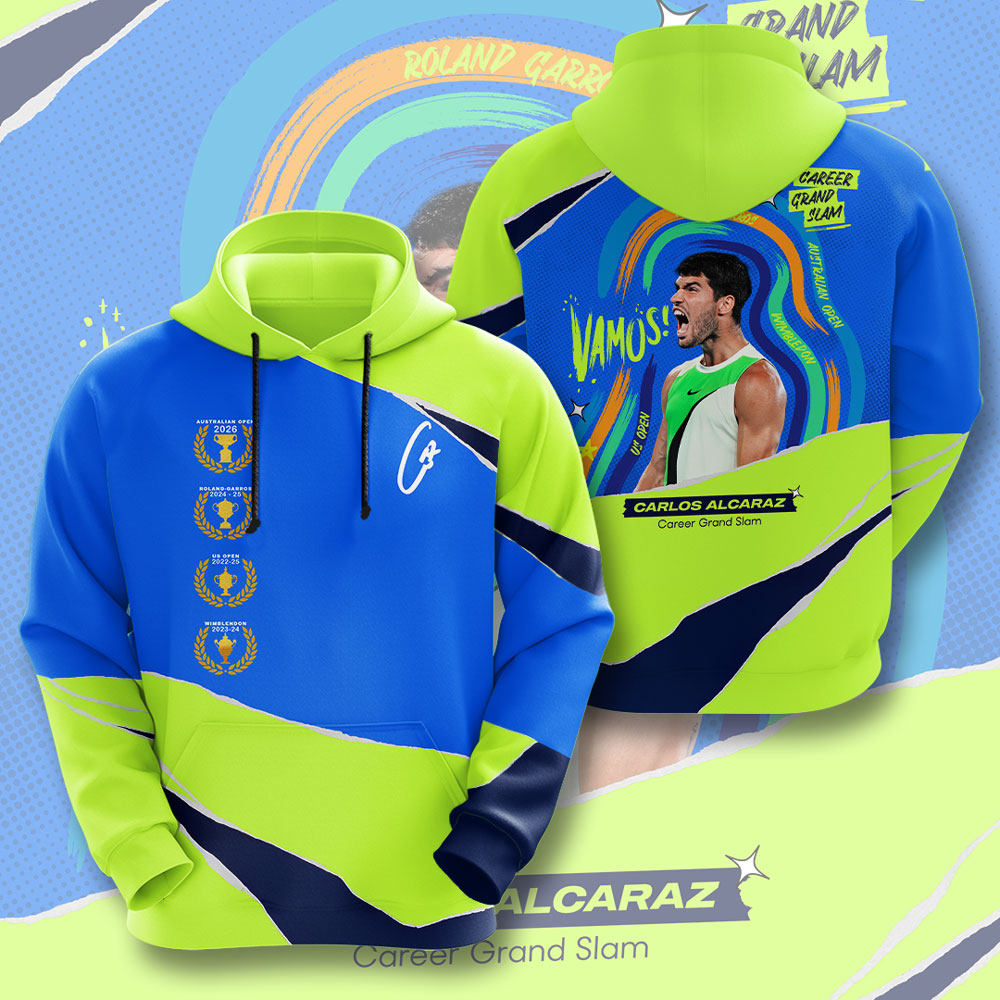 Carlos Alcaraz Grand Slam Champion 3D Apparel – GNE4914