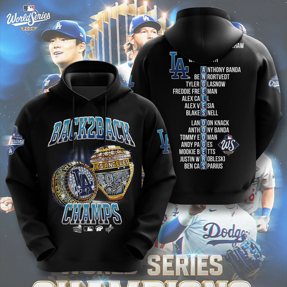 Los Angeles Dodgers 3D Apparel – TMTHU1863