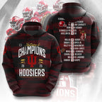 Indiana Hoosiers Football 3D Apparel – TMTHU3442