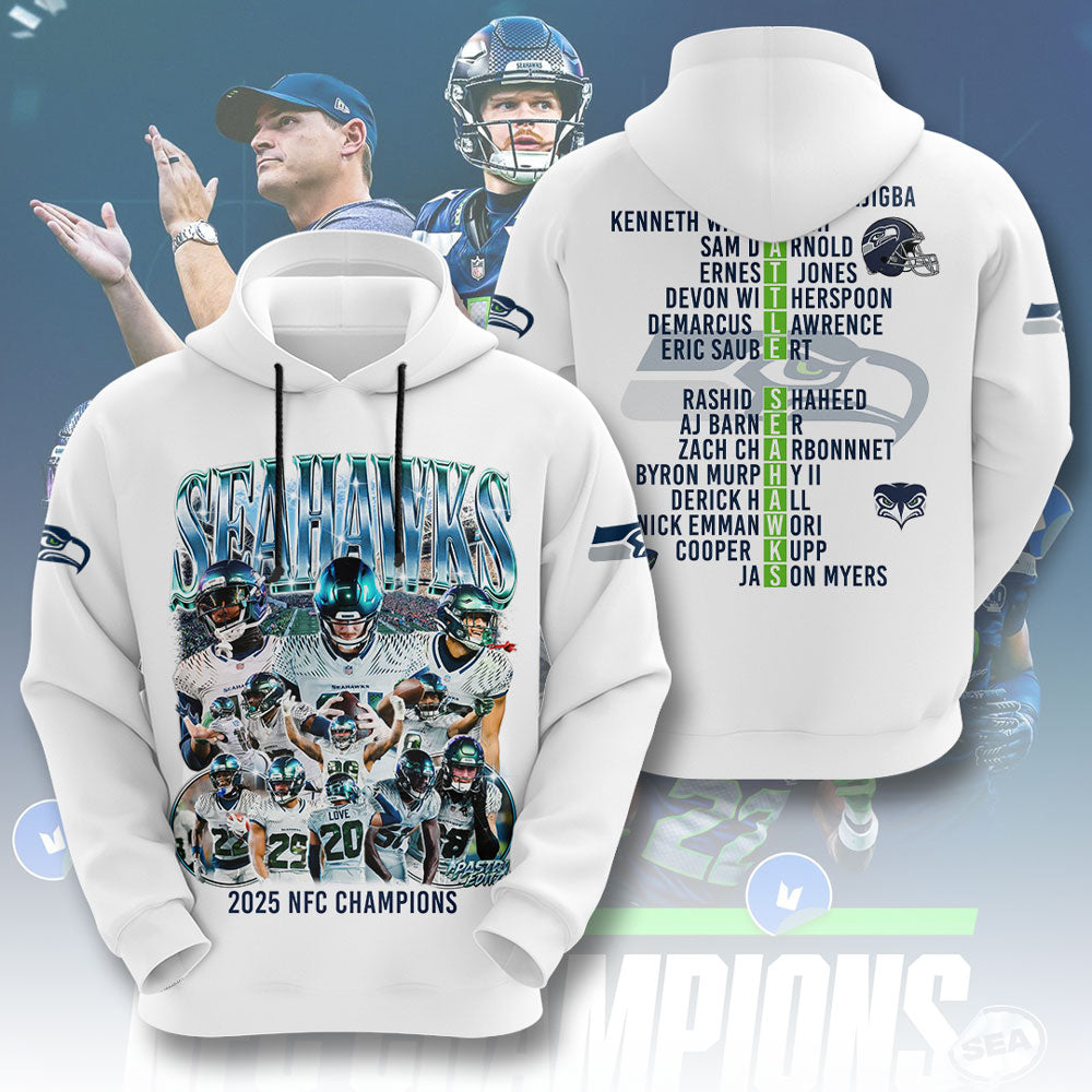 Seattle Seahawks 3D Apparel – TMTHU3484
