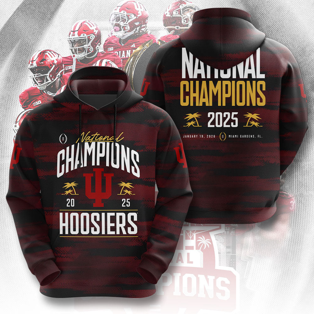 Indiana Hoosiers Football 3D Apparel – TMTHU3744