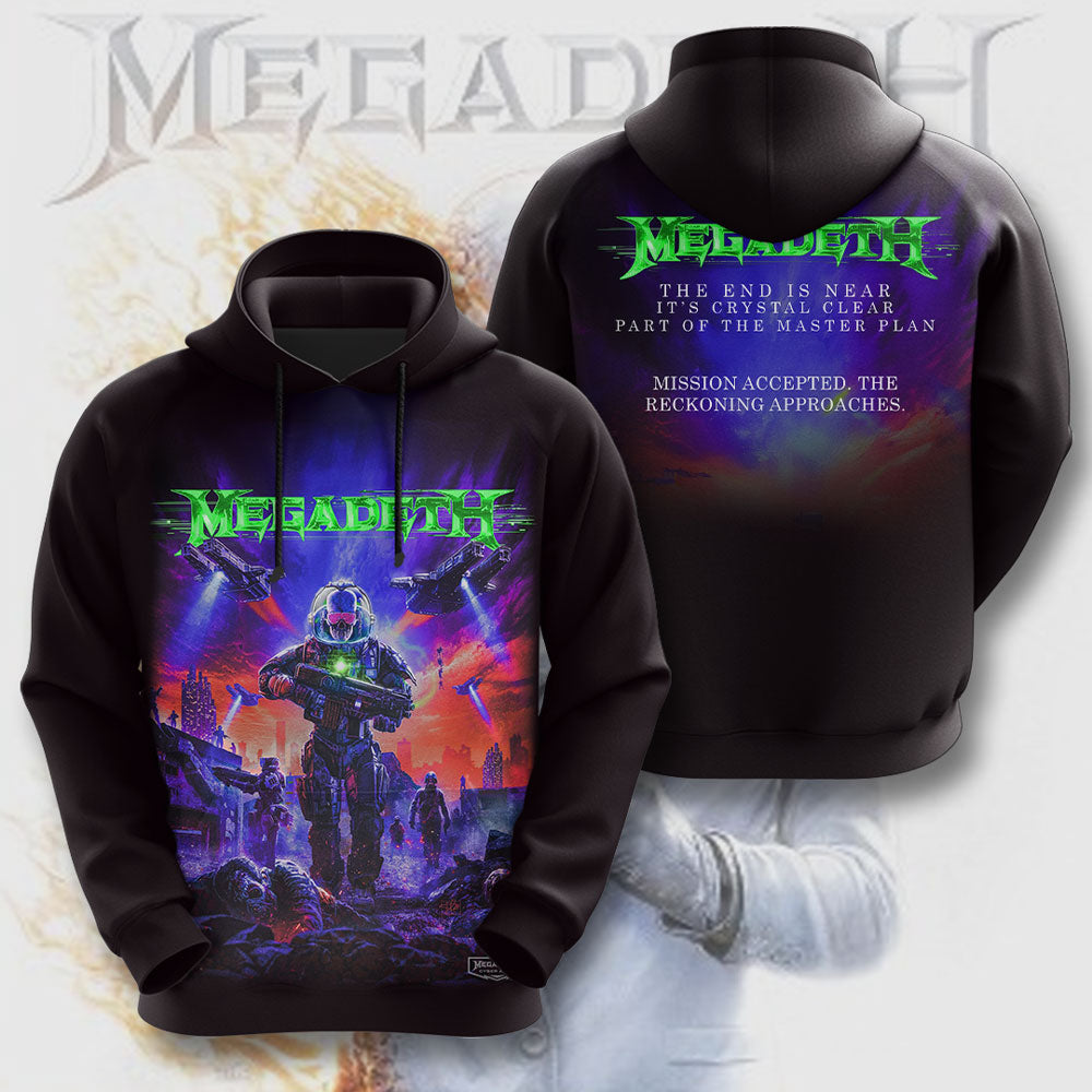 Megadeth Band 3D Apparel – TMTHU380