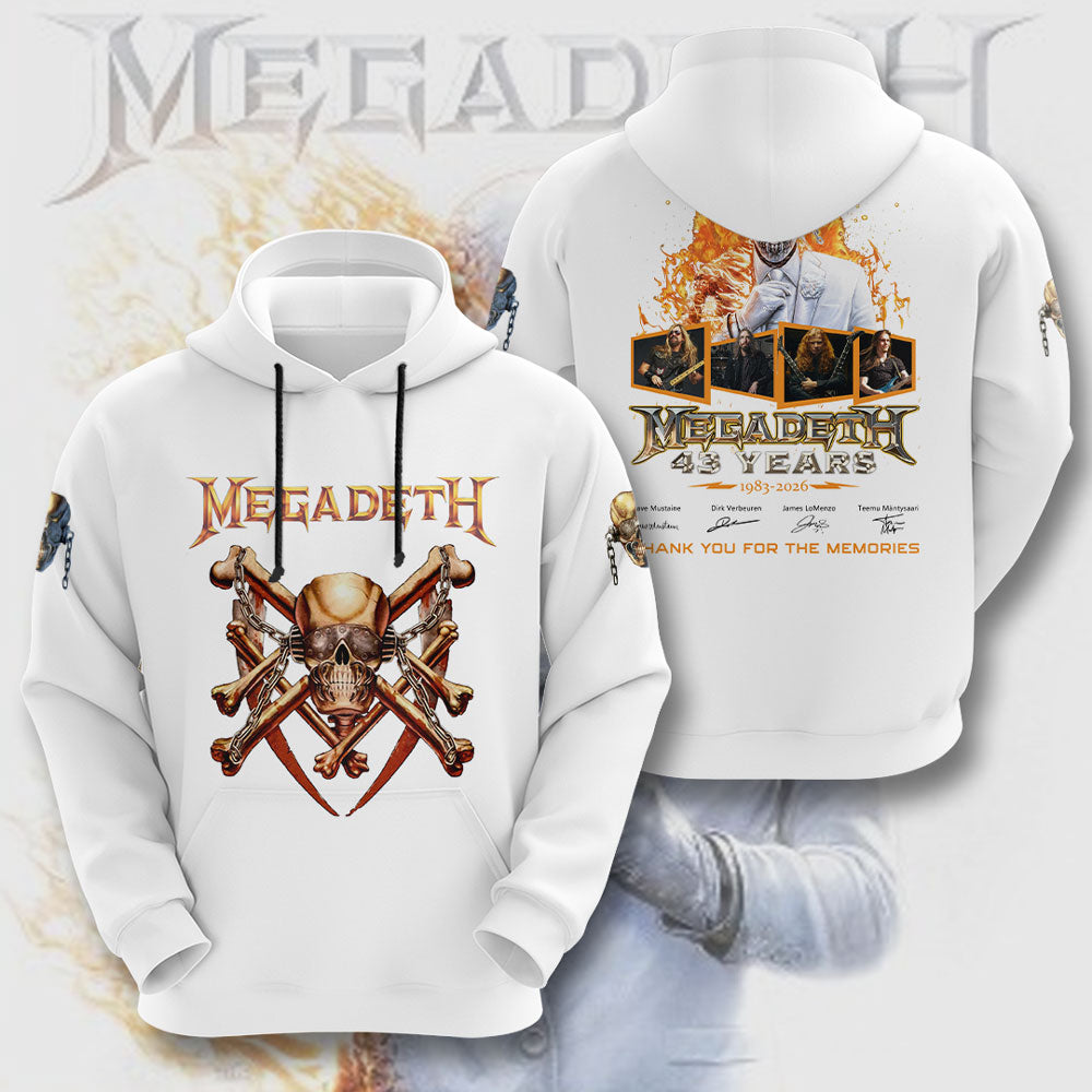 Megadeth 3D Apparel – TMTHU410