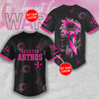 Personalized Houston Astros x Breast Cancer Awareness Baseball Jersey – MAITM12923