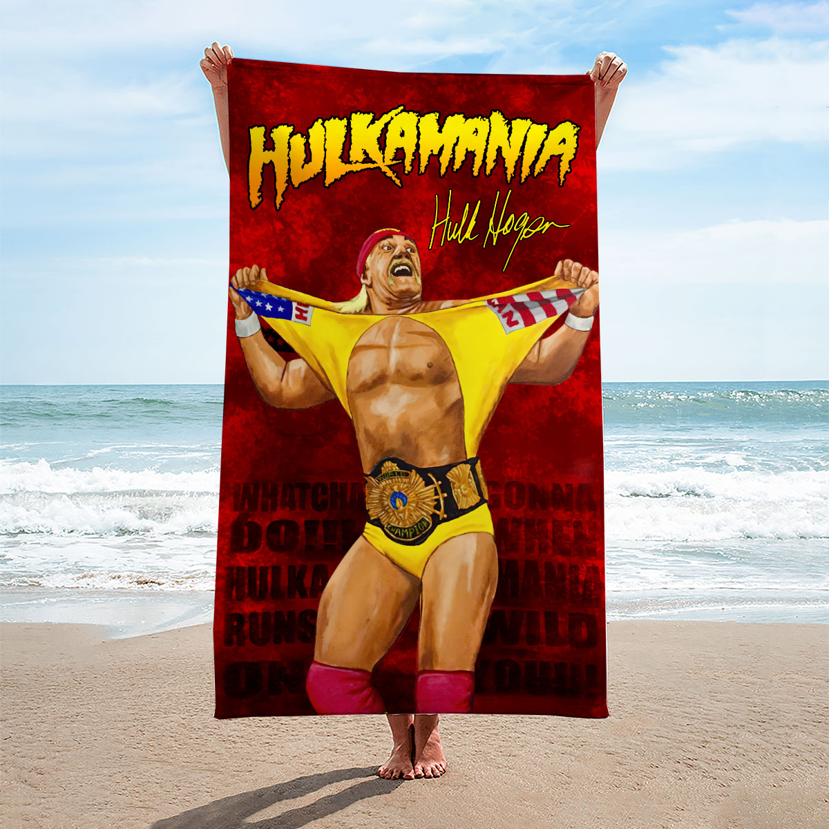 Hulk Hogan Rectangle Beach Towel – HOATT 12190