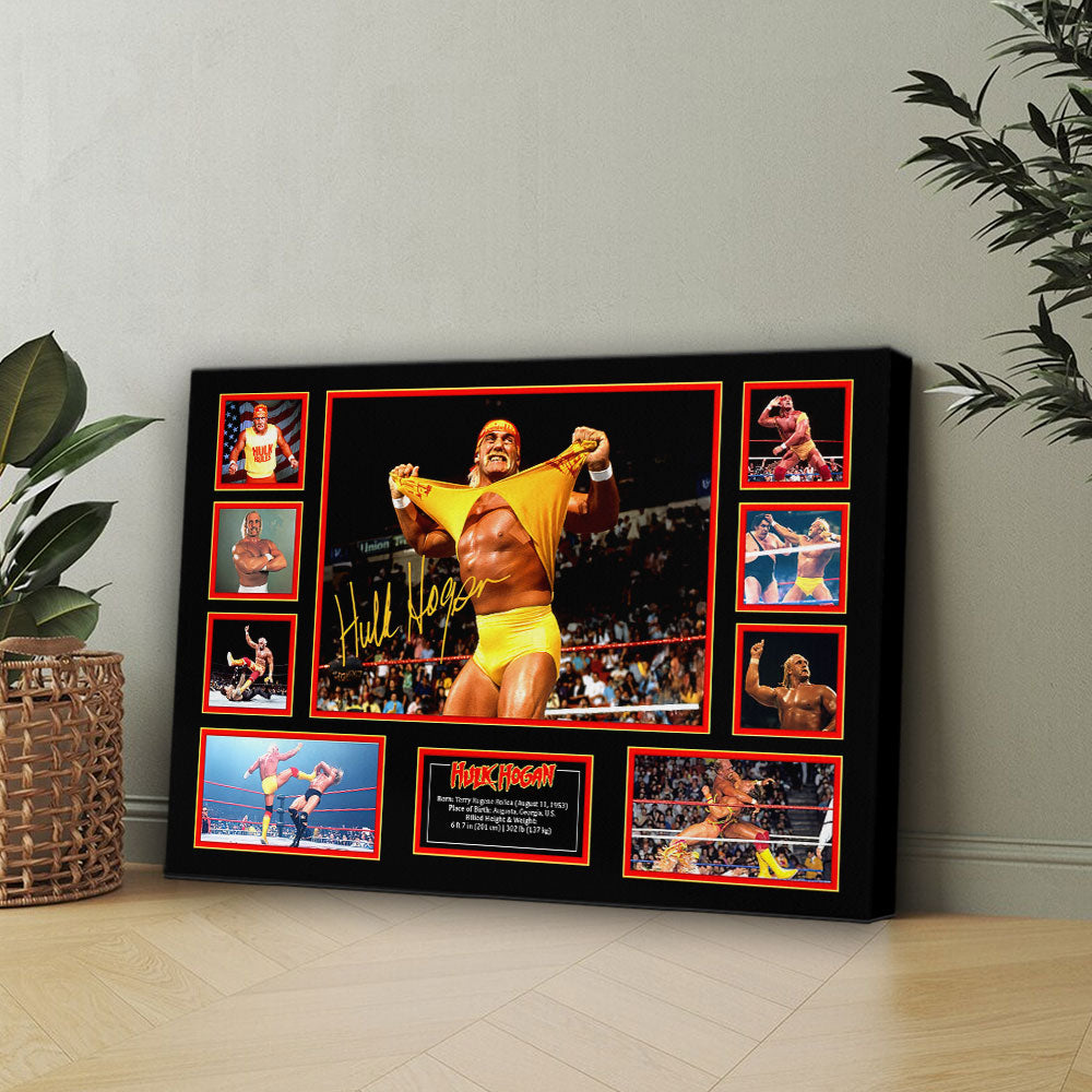 Hulk Hogan Rectangle Canvas With Inner Frame – HOATT 12145