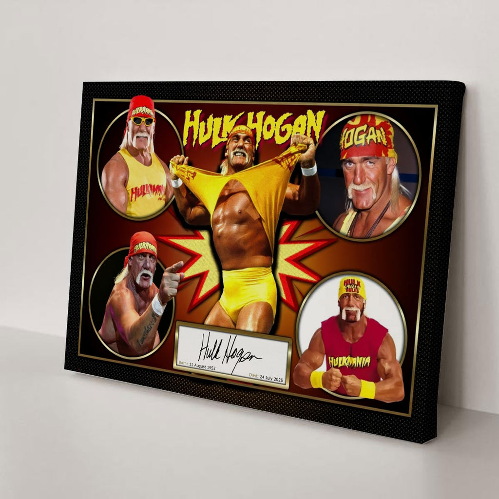 Hulk Hogan Rectangle Canvas With Inner Frame – HOATT 12313
