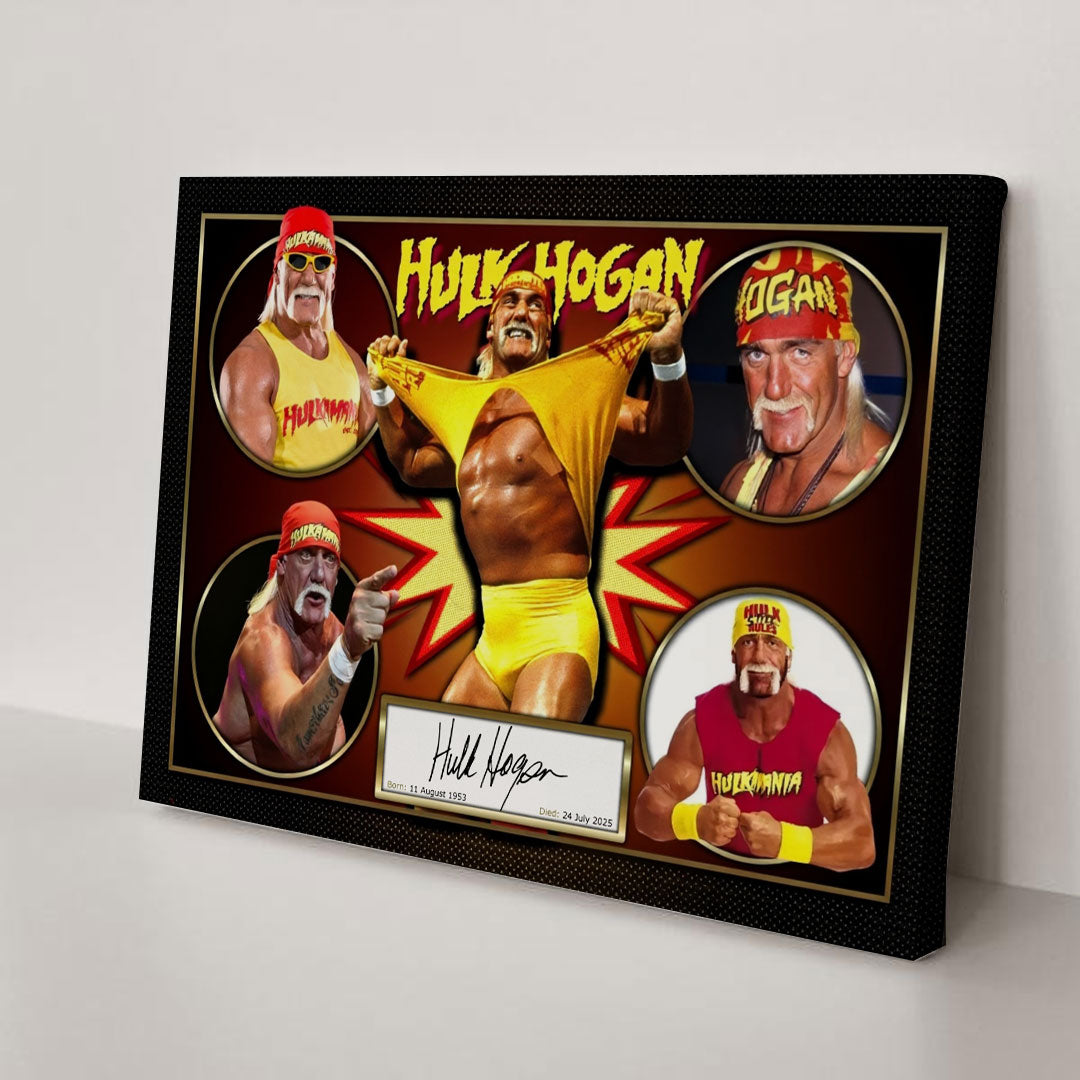 Hulk Hogan Rectangle Canvas With Inner Frame – HOATT 12313