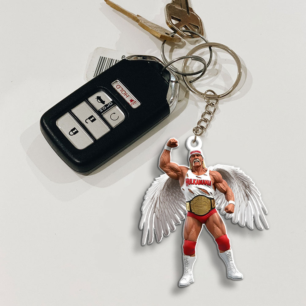 Hulk Hogan Custom Shape 1-sided Keychain – MAITM 12422