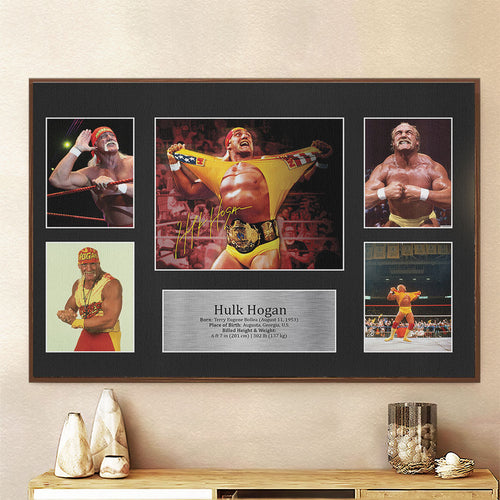 Hulk Hogan Rectangle Canvas With Inner Frame – HOATT 12058