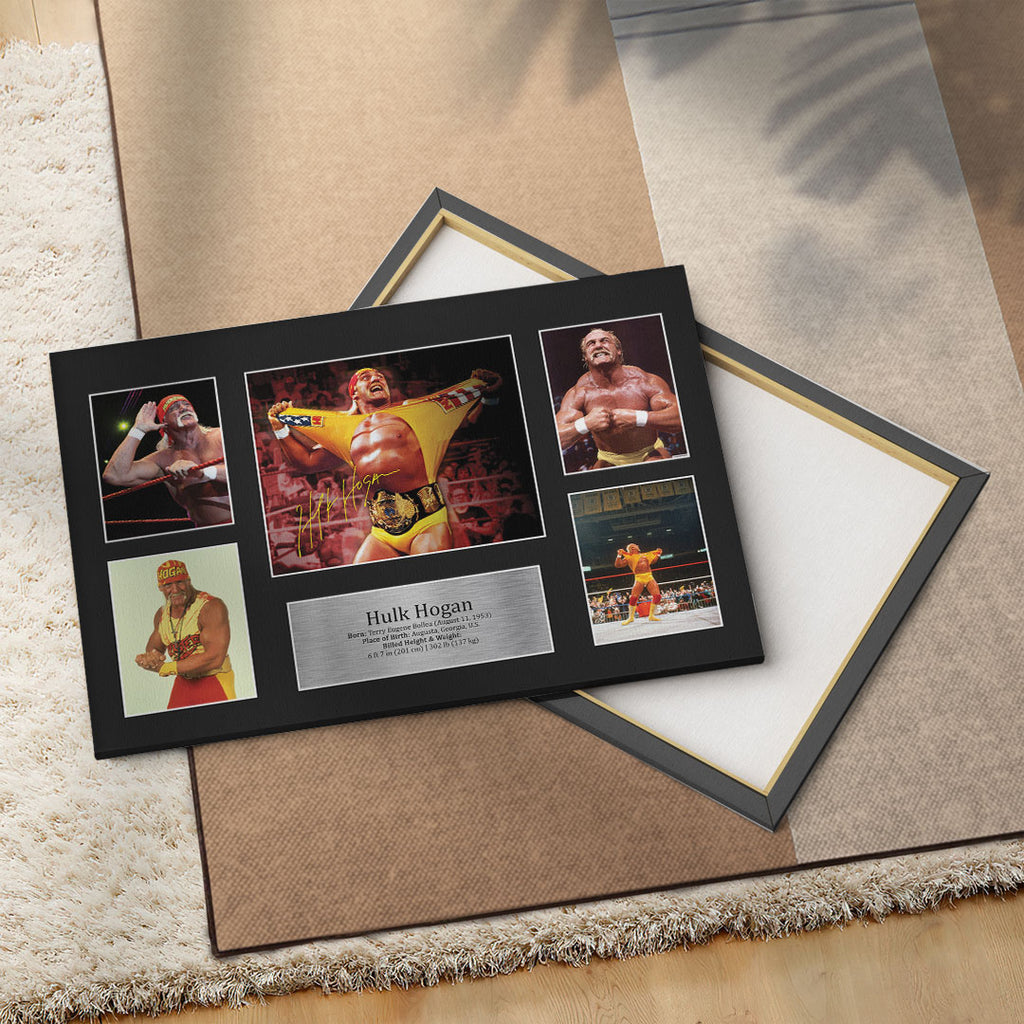 Hulk Hogan Rectangle Canvas With Inner Frame – HOATT 12058