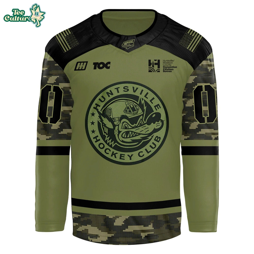 Huntsville Havoc Military Appreciation Night Limited Edition Hockey Jersey