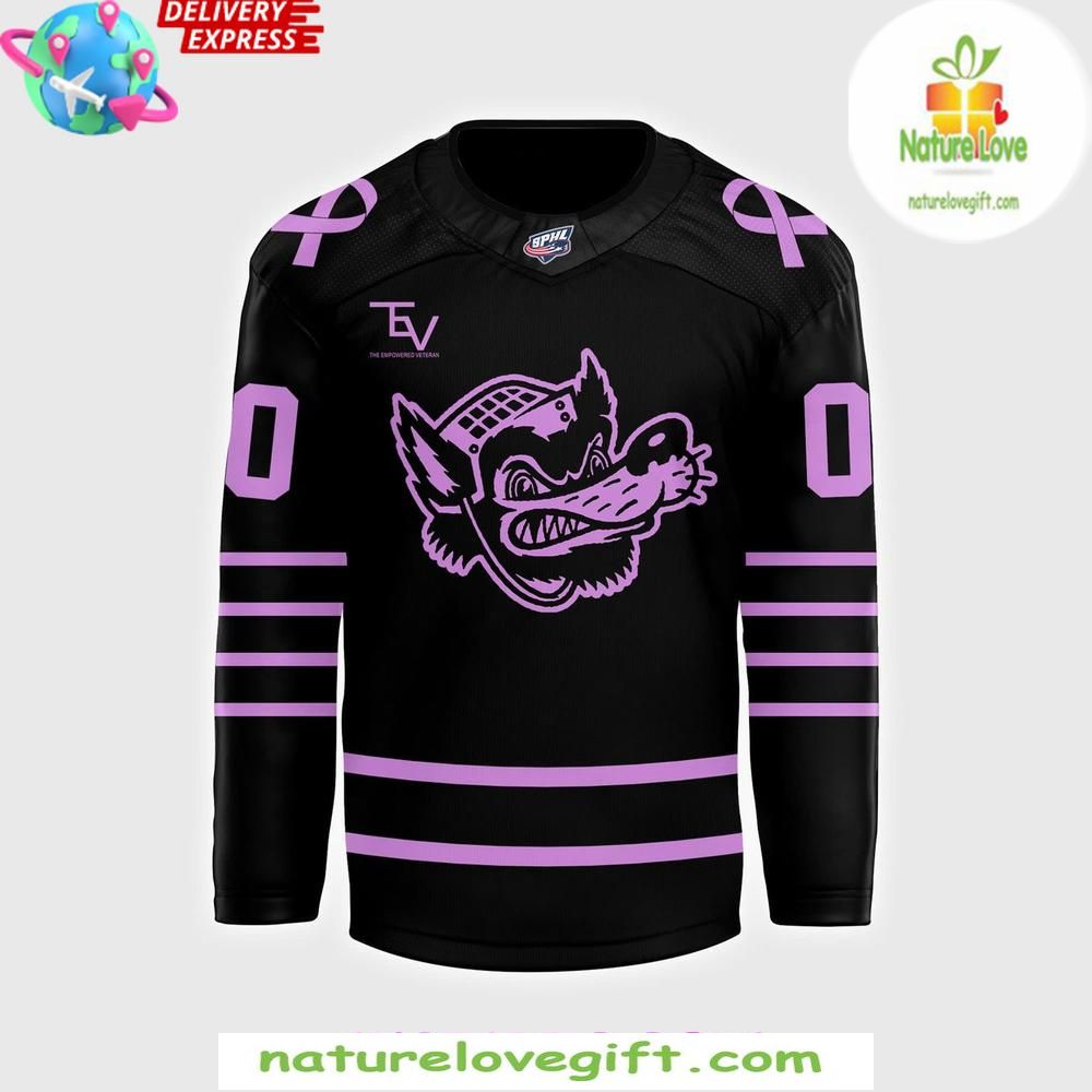 Hockey Jersey Huntsville Havoc Russel Hill Cancer Foundation Special