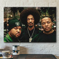 Ice Cube, Snoop Dogg & Dr. Dre Hip hop 90s Art Poster Canvas