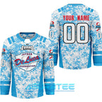 Idaho Steelheads x Jayden DeLuca Custom Name Hockey Jersey