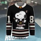 Ilya Rozanov x Snoopy Heated Rivalry Inspired Hockey Jersey For Fan - Limited Edition