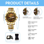 Indian Motorcycle 125th Anniversary Alloy Luxury Quartz Watch - TMTHU8097