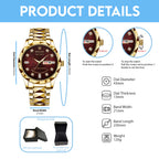 Indian Motorcycle 125th Anniversary Alloy Luxury Quartz Watch - TMTHU8551