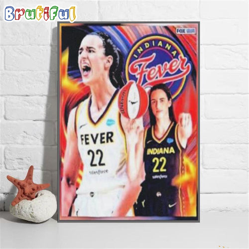 Indiana Fever Select Caitlin Clark With The First Pick In The 2024 WNBA Draft Poster Canvas