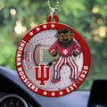 Indiana Hoosiers Football Custom shape 2-sided Acrylic Car Ornament – HOATT13107