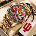 Indiana Hoosers Football 2025 Alloy Luxury Quartz Watch – TMTHU3380