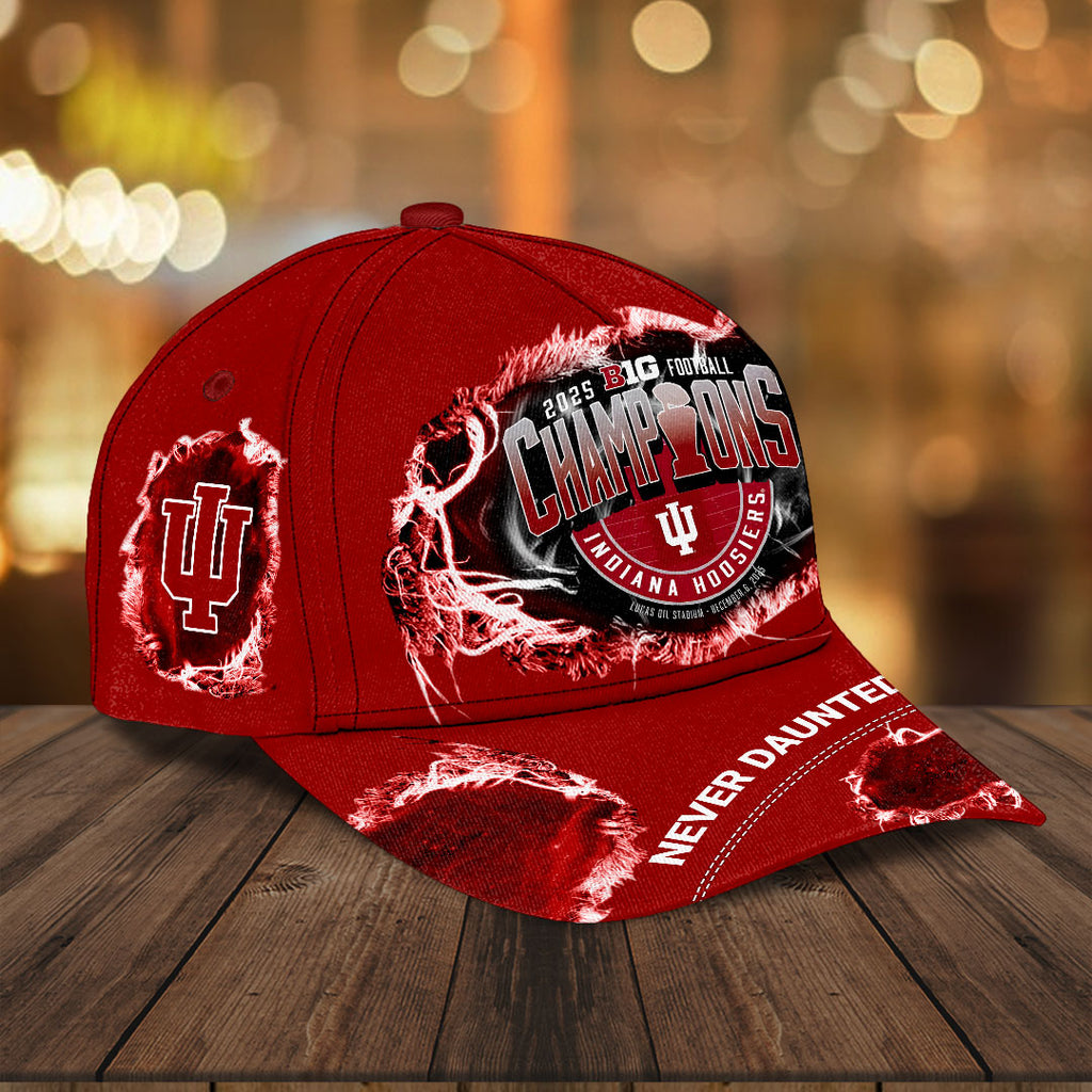 Indiana Hoosiers Football 2025 Big Ten Champions Classic Cap – HOATT15122