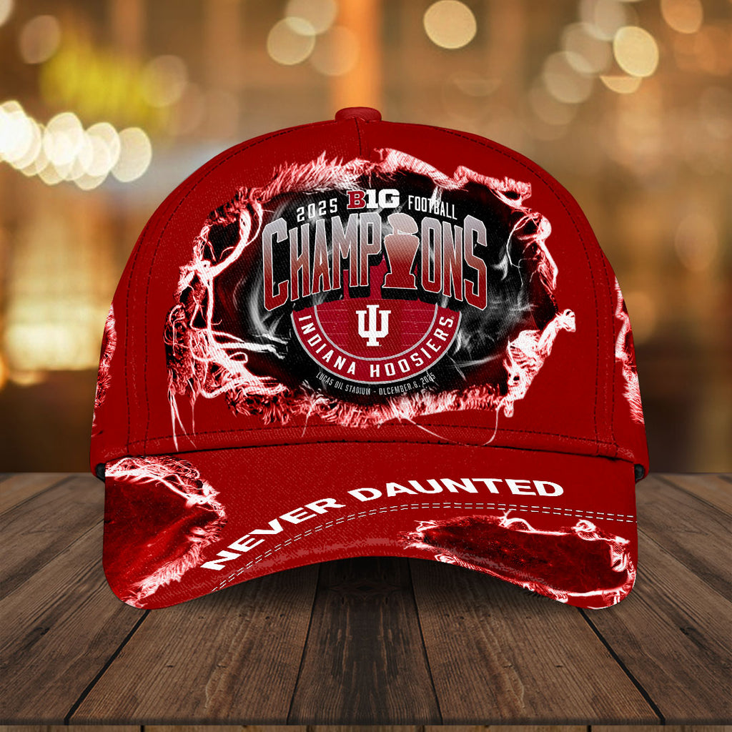 Indiana Hoosiers Football 2025 Big Ten Champions Classic Cap – HOATT15122