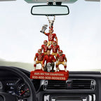 Indiana Hoosiers Football 2025 Big Ten Champions Custom shape 2-sided Acrylic Car Ornament – MAITM14071