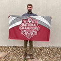 Indiana Hoosiers Football 2025 National Champions 3D Double-side House Flag – MAITM14558