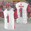 Indiana Hoosiers Football 2025 National Champions 3D Football Jersey – MAITM14576