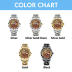 Indiana Hoosers Football 2025 National Champions Alloy Luxury Quartz Watch – MAITM14548