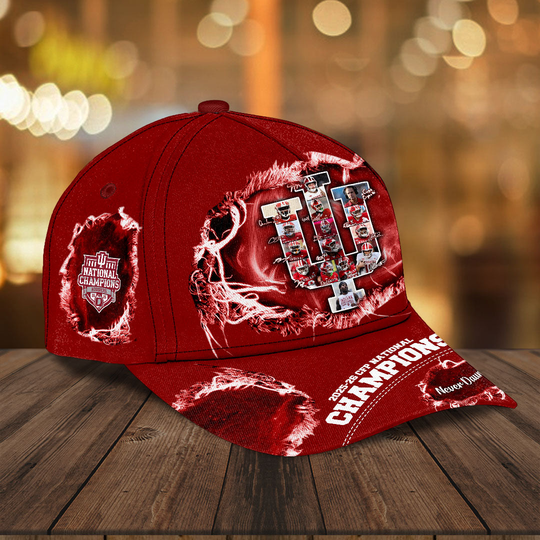 Indiana Hoosiers Football 2025 National Champions Classic Cap – HOATT15800