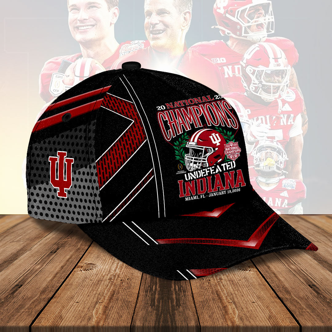 Indiana Hoosiers Football 2025 National Champions Classic Cap – HOATT15867