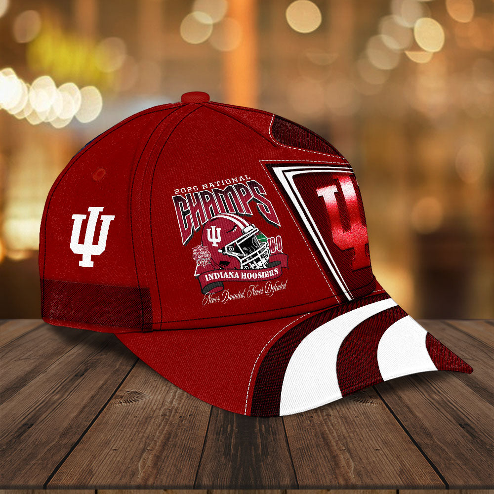 Indiana Hoosiers Football 2025 National Champions Classic Cap – HOATT15869