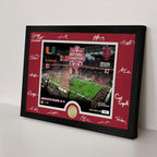 Indiana Hoosiers Football 2025 Rectangle Canvas With Inner Frame – TMTHU3390