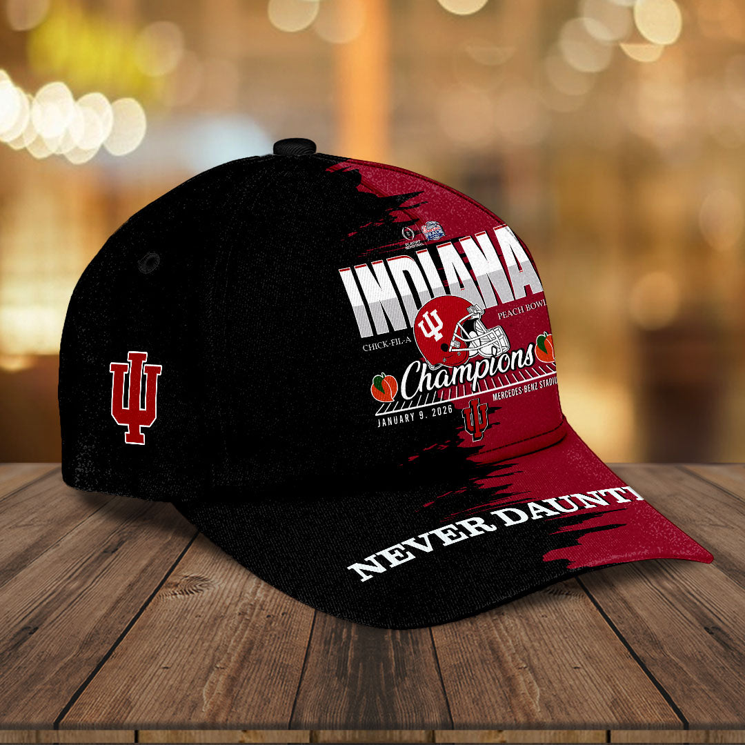 Indiana Hoosiers Football 2026 Peach Bowl Champions Classic Cap – HOATT15599