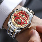 Indiana Hoosiers Football 2026 Rose Bowl Champions Alloy Luxury Quartz Watch – HOATT15729