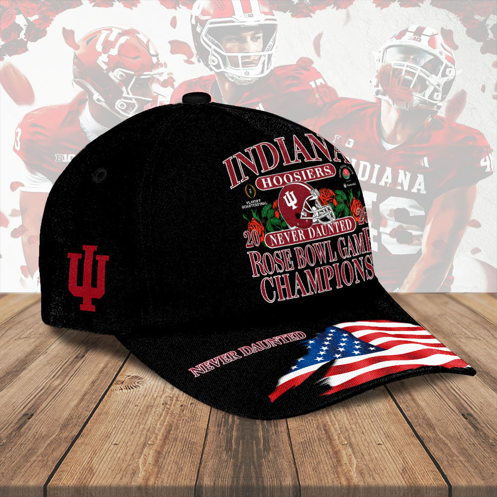 Indiana Hoosiers Football 2026 Rose Bowl Champions Classic Cap – HOATT15452