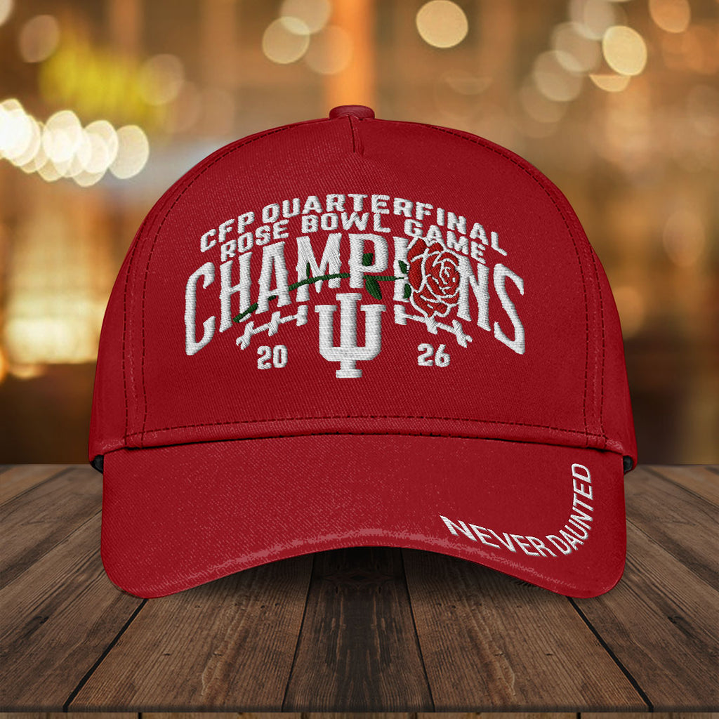 Indiana Hoosiers Football 2026 Rose Bowl Champions Classic Cap – HOATT15454