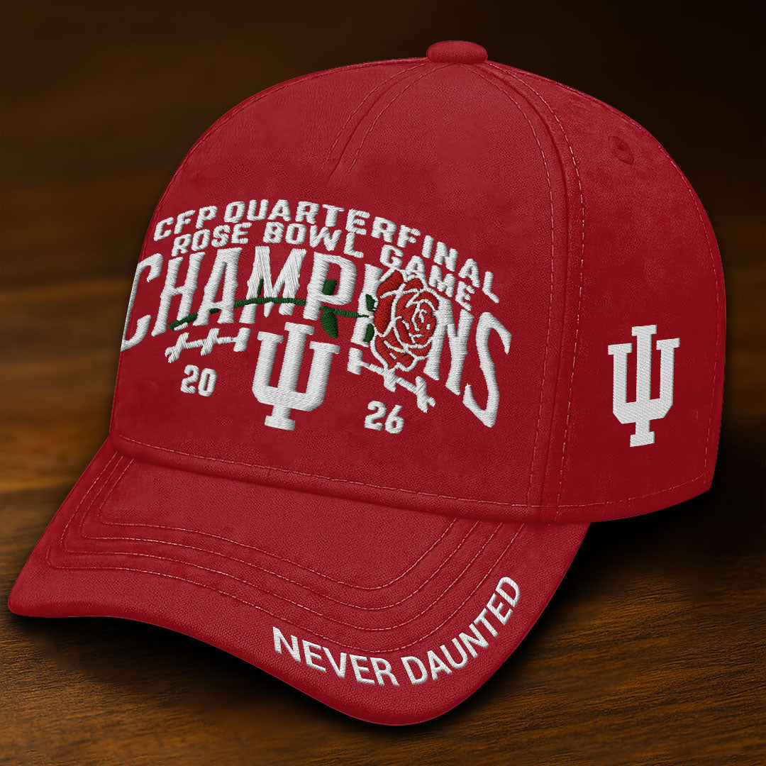 Indiana Hoosiers Football 2026 Rose Bowl Champions Classic Cap – HOATT15454