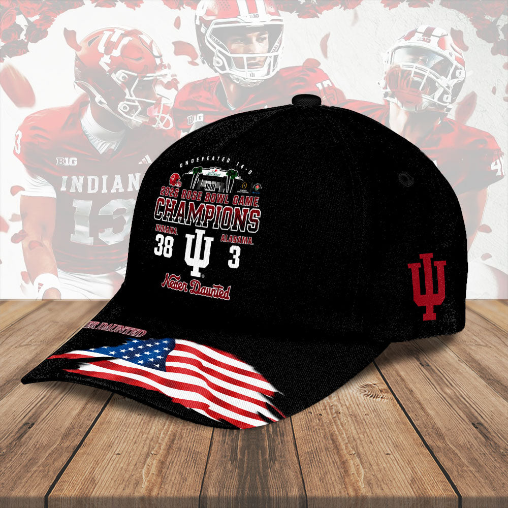 Indiana Hoosiers Football 2026 Rose Bowl Champions Classic Cap – HOATT15459