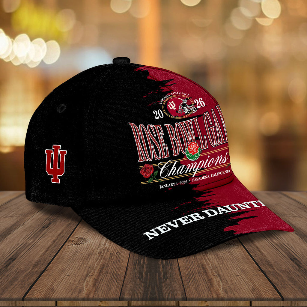 Indiana Hoosiers Football 2026 Rose Bowl Champions Classic Cap – HOATT15542