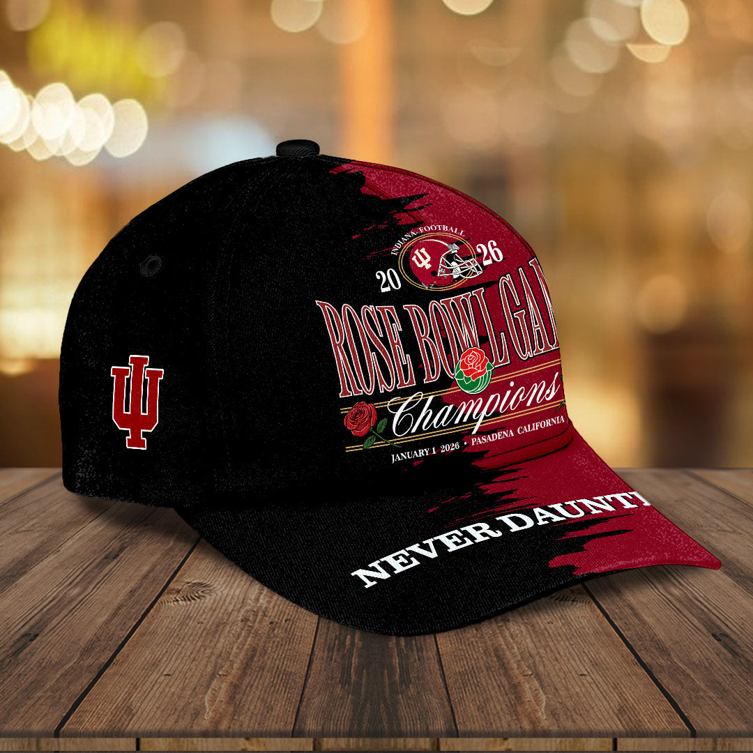 Indiana Hoosiers Football 2026 Rose Bowl Champions Classic Cap – HOATT15542