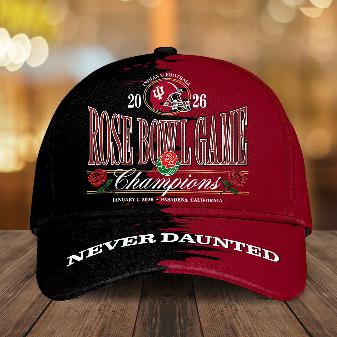 Indiana Hoosiers Football 2026 Rose Bowl Champions Classic Cap – HOATT15542