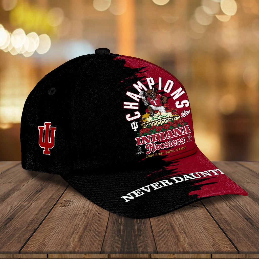 Indiana Hoosiers Football 2026 Rose Bowl Champions Classic Cap – HOATT15564