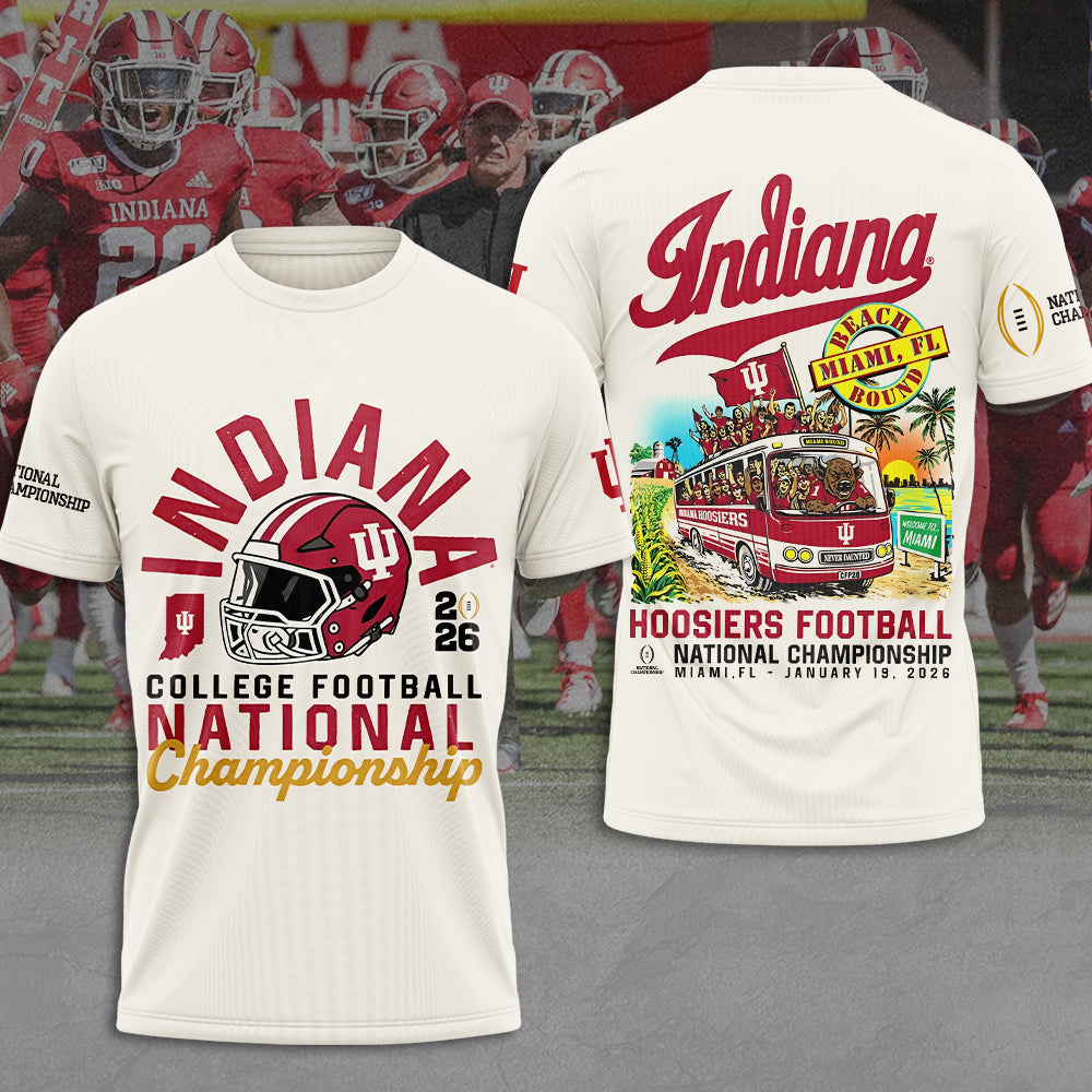 Indiana Hoosiers Football National Championship 3D Apparel – MAITM14397